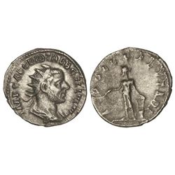 Antoniniano. - Acuñada el 251-254 d.C. - TREBONIANO GALO. - Rev.: APOLL. SALVTORI. Apolo en pie a iz