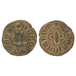 Diner. - ALFONS IV. - MENORCA. - Anv.: ALFONSVS.REX. Efigie coronada a izquierda. Rev.: MINORICHAR