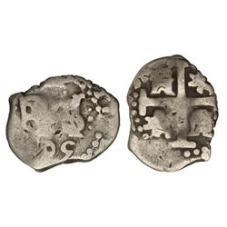 1/2 Real. - 1695. - POTOSÍ. - 1,36 grs. (Cospel irregular). BC. - -