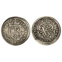 1 Real. - 1707. - SEGOVIA. - Y. - El 0 de la fecha pequeño. Pátina. Cal-1687. MBC-/MBC. - -