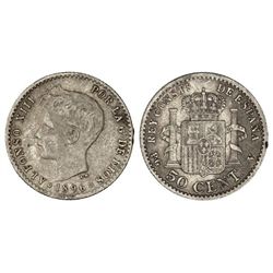 50 Céntimos. - 1896 (*9-6). - P.G.-V . - MBC. - -