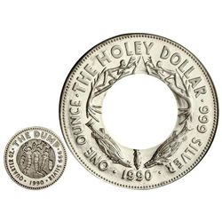 Holey Dólar. - 1990. - AR. Cultura aborígena. En presentación original. KM-PS72. PROOF. - -