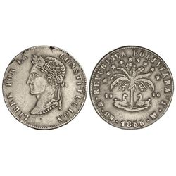 8 Soles. - 1855-M.J. - POTOSÍ. - AR. KM-112.2. MBC/MBC-. - -