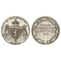 2 Coronas. - 1906. - AR. Vigilancia fronteriza. KM-363. EBC+. - -