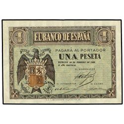 1 Peseta. - 28 Febrero 1938. - Serie E. Ed-D28a. EBC+. - -