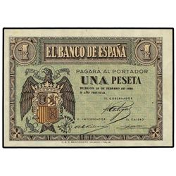 1 Peseta. - 28 Febrero 1938. - Serie G. RARO. Ed-D28b. SC. - -