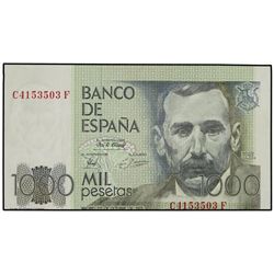 1.000 Pesetas. - 23 Octubre 1979. - - Pérez Galdós. Serie C-F. (Descentrado). Ed-E3a. EBC+. - -