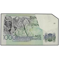1.000 Pesetas. - 23 Octubre 1979. - - Pérez Galdós. Serie U-B. ERROR: Fuelle en esquina superior izq