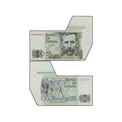 1.000 Pesetas. - 23 Octubre 1979. - - Pérez Galdós. Serie W-B. ERROR: Pliegue en ángulo superior der