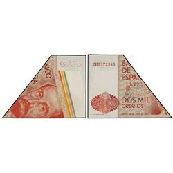 2.000 Pesetas. - 12 Octubre 1980. - - Juan Ramón Jiménez. Serie 2B. ERROR: Error muy grande de corte