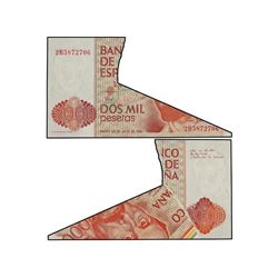 2.000 Pesetas. - 12 Octubre 1980. - - Juan Ramón Jiménez. Serie 2B. ERROR: Error muy grande de corte