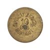 Image 1 : 10 Céntimos. - Guerra Civil. - SINDICAT AGRÍCOL MUNTAGUT. - Latón. Ø 35 mm. (Leves manchitas). L-223