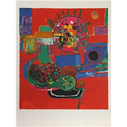 Roger Bezombes, Nature Morte, Lithograph