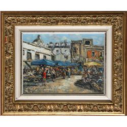 Edwardo Scognamiglio, Scorcio 1, Oil Painting
