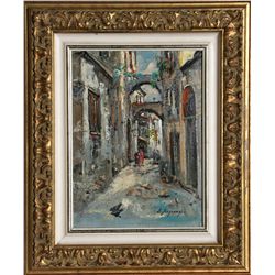Edwardo Scognamiglio, Scorcio 2, Oil Painting