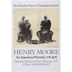 Henry Moore, An American Portrait, Poster