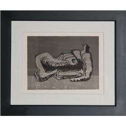 Henry Moore, San Lazarro, Lithograph