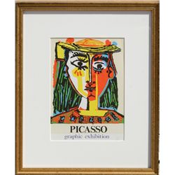 Pablo Picasso, Graphic Exhibition: Gallery International, Lithograph Poster