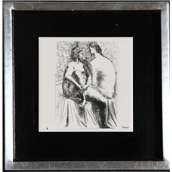 Pablo Picasso, La Femme C, Ceramic Tile