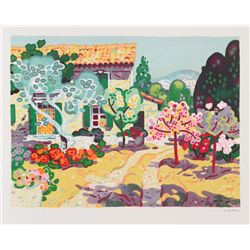 Guy Charon, French Countryside, Silkscreen