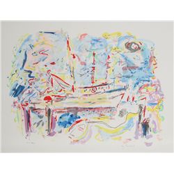 Wayne Ensrud, Harbor Boats, Lithograph