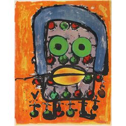 Herve Bordas, L'Homme, Lithograph
