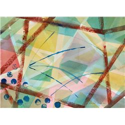 Harold Wallerstein, Abstract Geometric, Watercolor