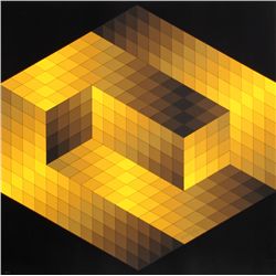 Victor Vasarely, Gestalt 1, Serigraph