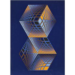Victor Vasarely, Op-Art Serigraph