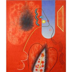 Anton Cetin, Motion in Space VII, Acrylic and Mixed Media