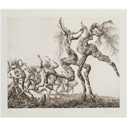 Hans Georg Rauch,Rock and Roll Forever, Aquatint Etching