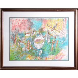 Roberto Matta, Espace de l'Espece, Lithograph