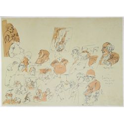 Jose Luis Cuevas, Denizens of the Underworld, Lithograph