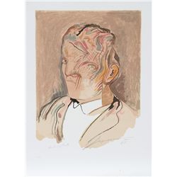Jose Luis Cuevas, Autoretrato, Lithograph