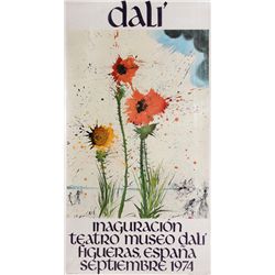 Salvador Dali, Inauguracion teatro Museo Dali. Figueras, Espana, Poster