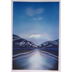 Irene Dedicova, The Mountain, Lithograph
