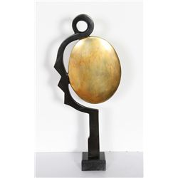 Constantin Antonovici, Mirror, Bronze Sculpture