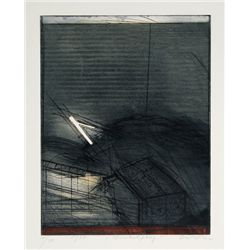 Karl Fred Dahmen, Winhelthing, Aquatint Etching