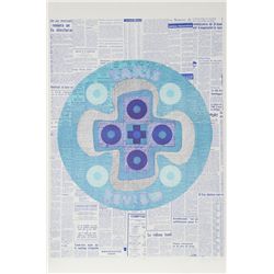 George Ortman, Paris Review, Silkscreen