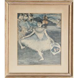 Edgar Degas, Taking a Bow, Poster