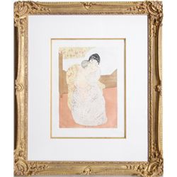 Mary Cassatt, Mother and Child, Color Etching