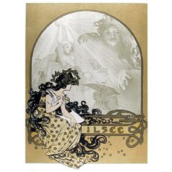 Alphonse Mucha, Ilsee, 23, Estate Lithograph Poster