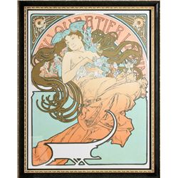 Alphonse Mucha, Au Quartier Latin, Lithograph Poster