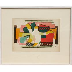 Georges Braque, L'Oiseaux de Feu, Lithograph