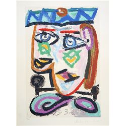 Pablo Picasso, Femme au Beret, Lithograph