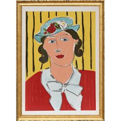 Henri Matisse, Portrait, Verve, Lithograph