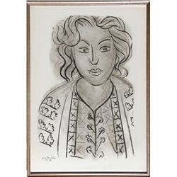 Henri Matisse, Portrait 2 from Verve, Lithograph