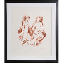 Jan De Ruth, Duo, Lithograph