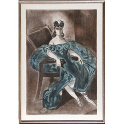 Constantin Guys, Portrait 2, Verve, Lithograph