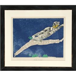 Marc Chagall, The Traveler, Lithograph Poster